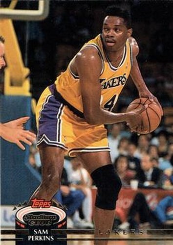 #30 Sam Perkins - Los Angeles Lakers - 1992-93 Stadium Club Basketball