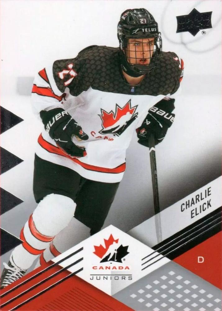 #30 Charlie Elick - Canada - 2024 Upper Deck Team Canada Juniors Hockey