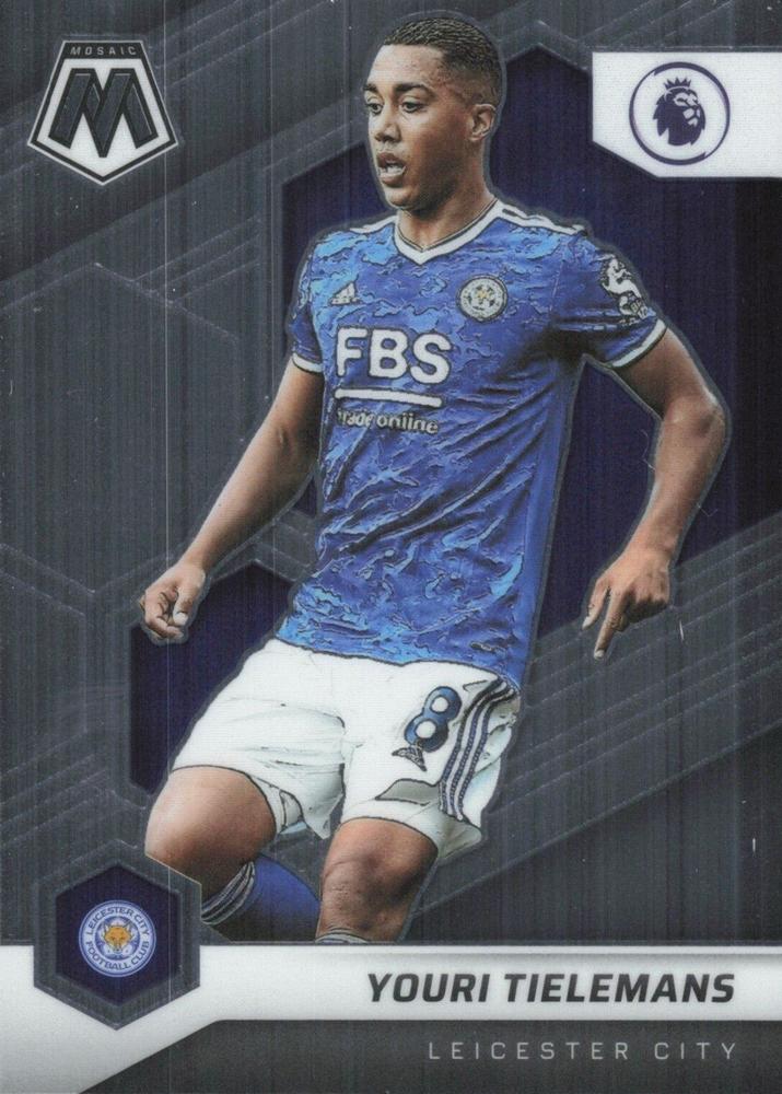 #30 Youri Tielemans - Leicester City - 2021-22 Panini Mosaic Premier League Soccer