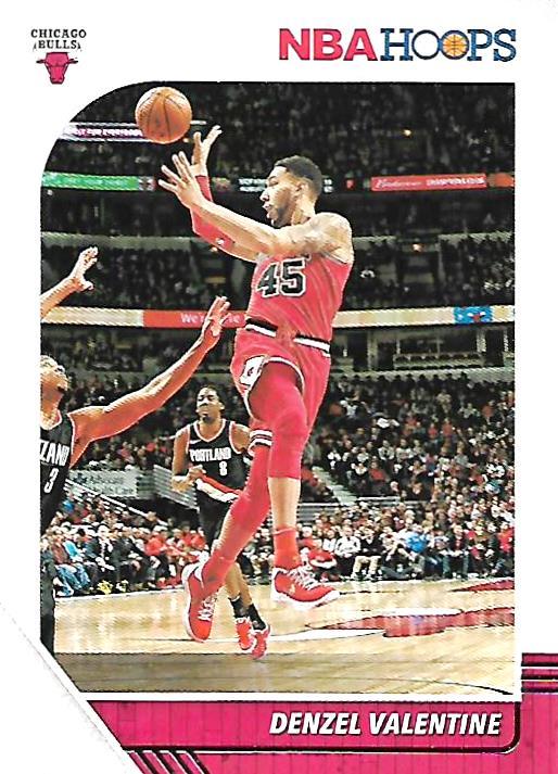 #30 Denzel Valentine - Chicago Bulls - 2019-20 Hoops Basketball
