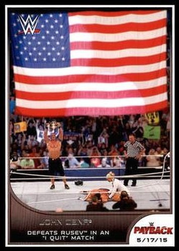 #30 John Cena - 2016 Topps WWE Road to Wrestlemania Wrestling