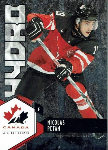 #H-30 Nicolas Petan - Canada - 2015 Upper Deck Team Canada Juniors - Hydro Hockey