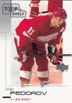 #30 Sergei Fedorov - Detroit Red Wings - 2002-03 Upper Deck Top Shelf Hockey