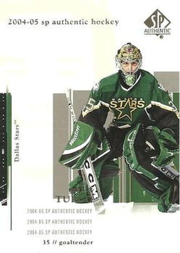 #30 Marty Turco - Dallas Stars - 2004-05 SP Authentic Hockey