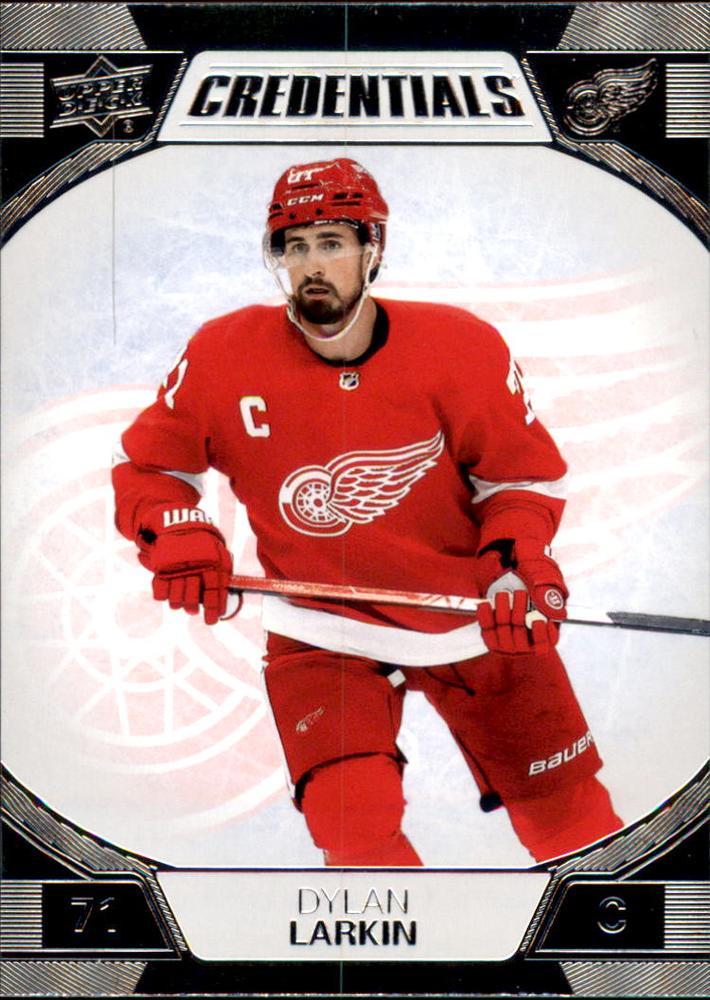 #30 Dylan Larkin - Detroit Red Wings - 2022-23 Upper Deck Credentials Hockey