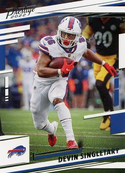 #30 Devin Singletary - Buffalo Bills - 2022 Panini Prestige Football