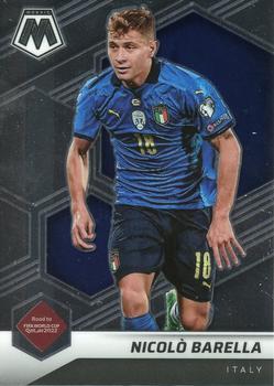 #30 Nicolo Barella - Italy - 2021-22 Panini Mosaic Road to FIFA World Cup Soccer