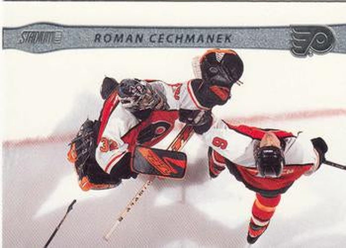 #30 Roman Cechmanek - Philadelphia Flyers - 2001-02 Stadium Club Hockey