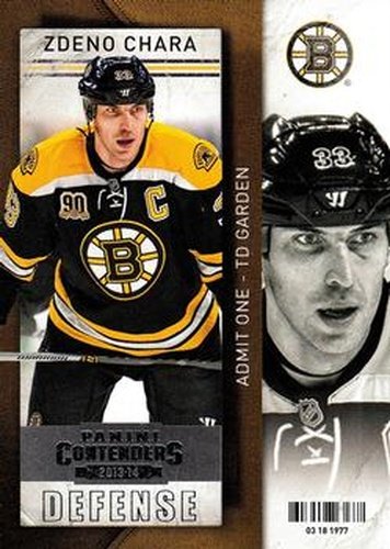 #30 Zdeno Chara - Boston Bruins - 2013-14 Panini Contenders Hockey