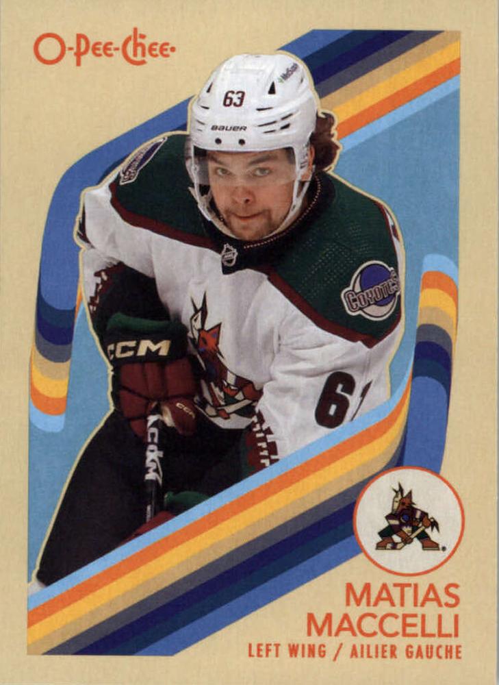 #30 Matias Maccelli - Arizona Coyotes - 2023-24 O-Pee-Chee - Retro Hockey