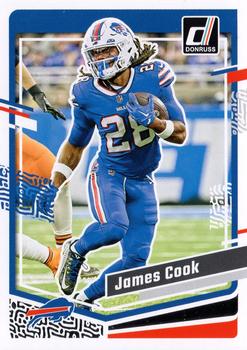 #30 James Cook - Buffalo Bills - 2023 Donruss Football