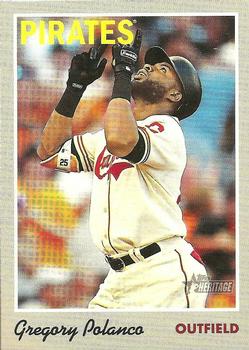 #30b Gregory Polanco - Pittsburgh Pirates - 2019 Topps Heritage Baseball