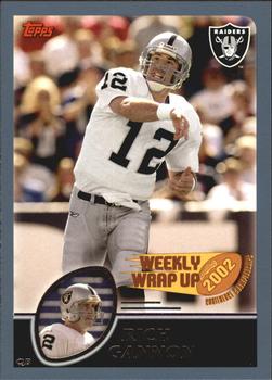 #310 Rich Gannon - Oakland Raiders - 2003 Topps Football