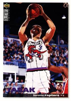 #310 Zan Tabak - Toronto Raptors - 1995-96 Collector's Choice Basketball