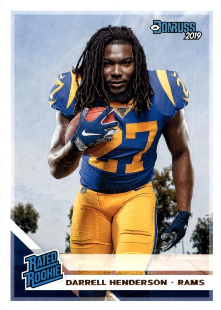 #310 Darrell Henderson - Los Angeles Rams - 2019 Donruss Football