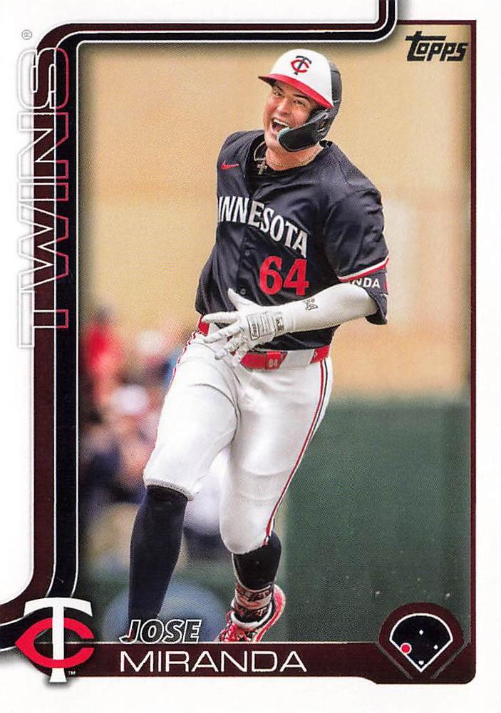 #310 Jose Miranda - Minnesota Twins - 2025 Topps Baseball