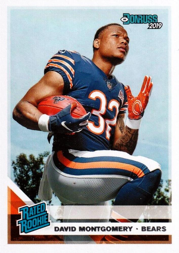 #311 David Montgomery - Chicago Bears - 2019 Donruss Football