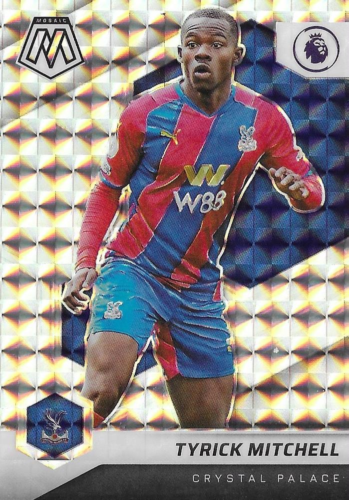 #138 Tyrick Mitchell - Crystal Palace - 2021-22 Panini Mosaic Premier League - Mosaic Soccer