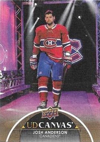 #C312 Josh Anderson - Montreal Canadiens - 2021-22 Upper Deck - UD Canvas Hockey