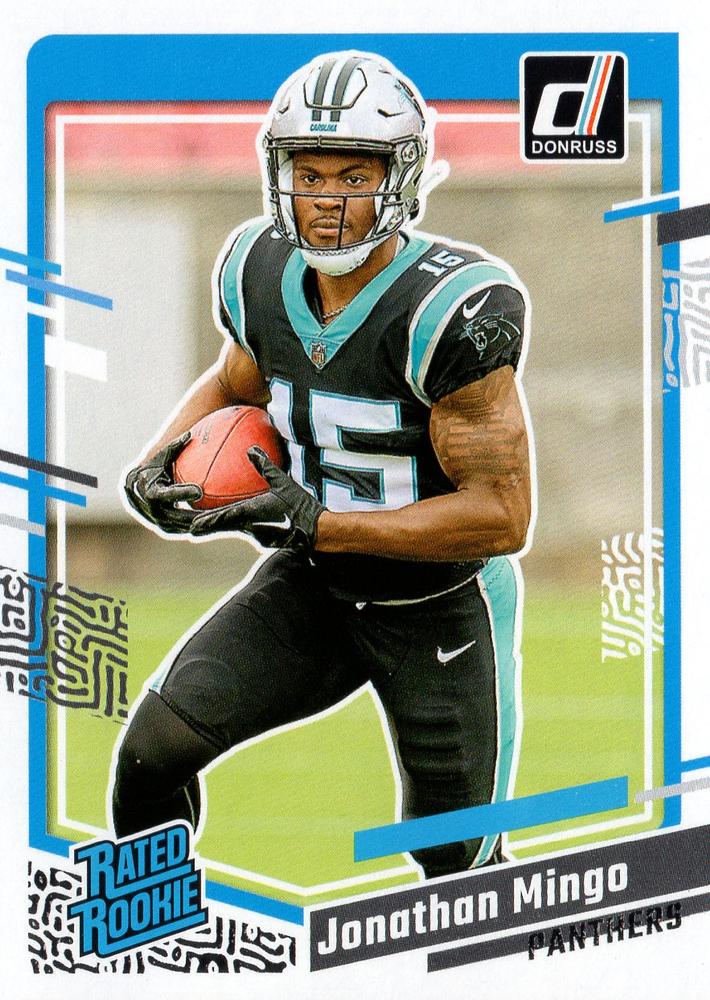 #312 Jonathan Mingo - Carolina Panthers - 2023 Donruss Football