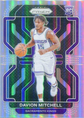 #312 Davion Mitchell - Sacramento Kings - 2021-22 Panini Prizm - Silver Basketball