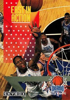 #312 East In Action - Detroit Pistons - 1992-93 SkyBox Basketball