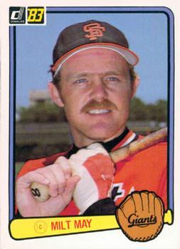 #312 Milt May - San Francisco Giants - 1983 Donruss Baseball