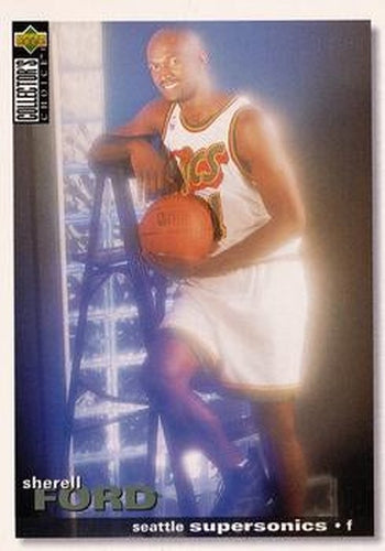 #312 Sherell Ford - Seattle SuperSonics - 1995-96 Collector's Choice Basketball
