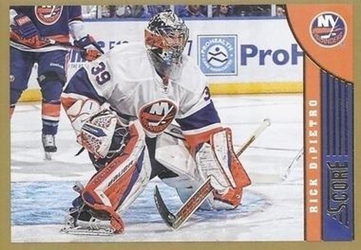 #313 Rick DiPietro - New York Islanders - 2013-14 Score - Gold Hockey