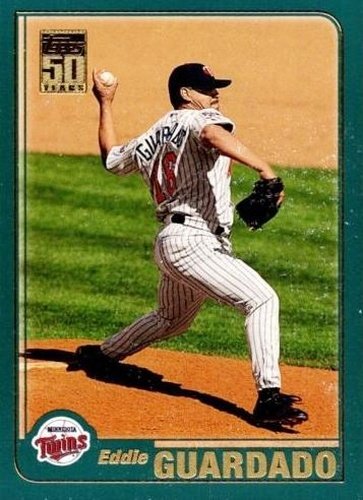 #313 Eddie Guardado - Minnesota Twins - 2001 Topps Baseball