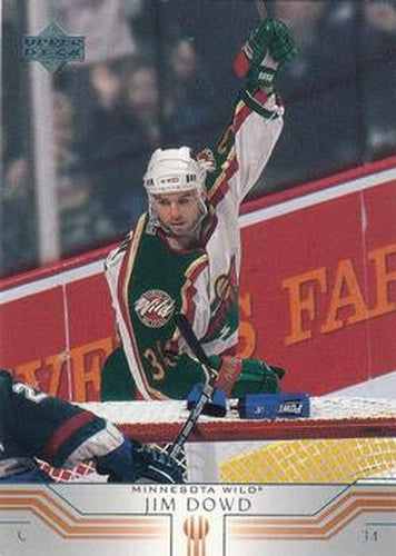 #314 Jim Dowd - Minnesota Wild - 2001-02 Upper Deck Hockey