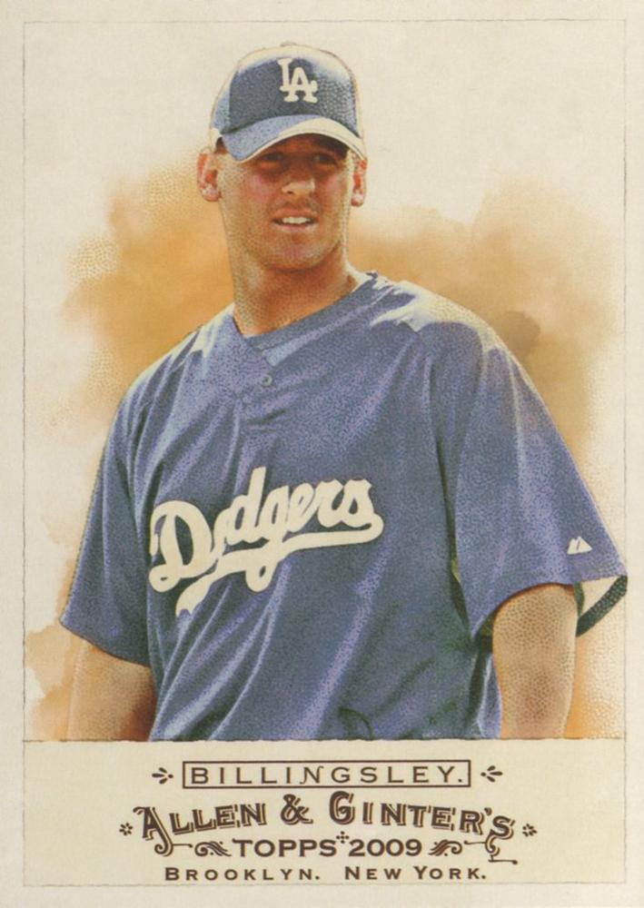 #314 Chad Billingsley - Los Angeles Dodgers - 2009 Topps Allen & Ginter Baseball