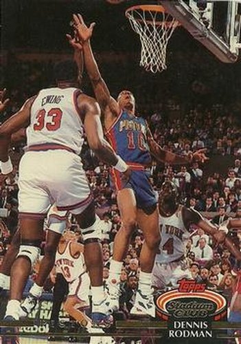 #314 Dennis Rodman - Detroit Pistons - 1992-93 Stadium Club Basketball