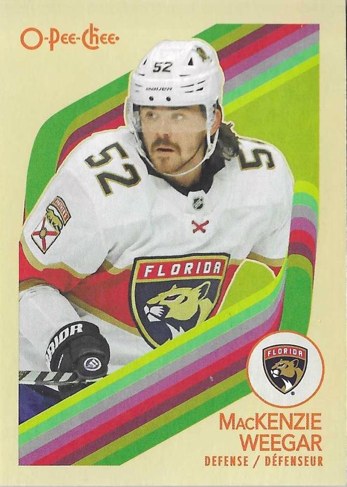 #315 MacKenzie Weegar - Florida Panthers - 2023-24 O-Pee-Chee - Retro Hockey