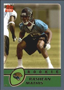 #315 Rashean Mathis - Jacksonville Jaguars - 2003 Topps Football