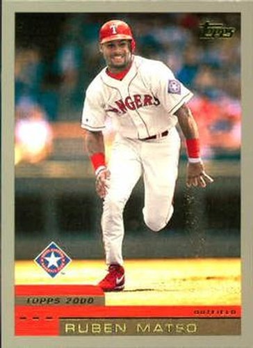 #316 Ruben Mateo - Texas Rangers - 2000 Topps Baseball