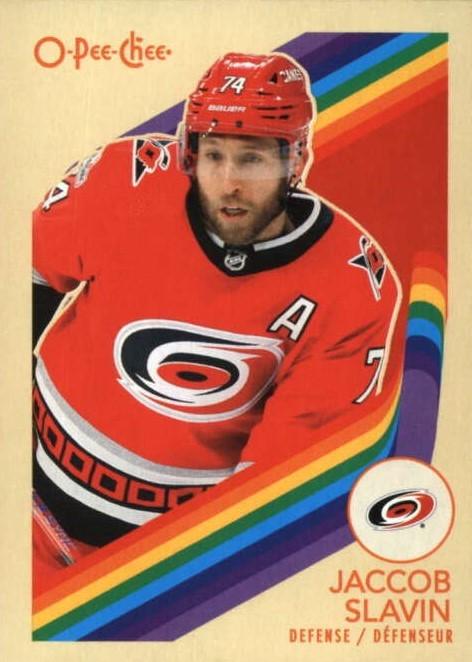 #316 Jaccob Slavin - Carolina Hurricanes - 2023-24 O-Pee-Chee - Retro Hockey