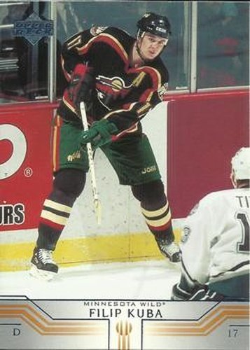 #316 Filip Kuba - Minnesota Wild - 2001-02 Upper Deck Hockey