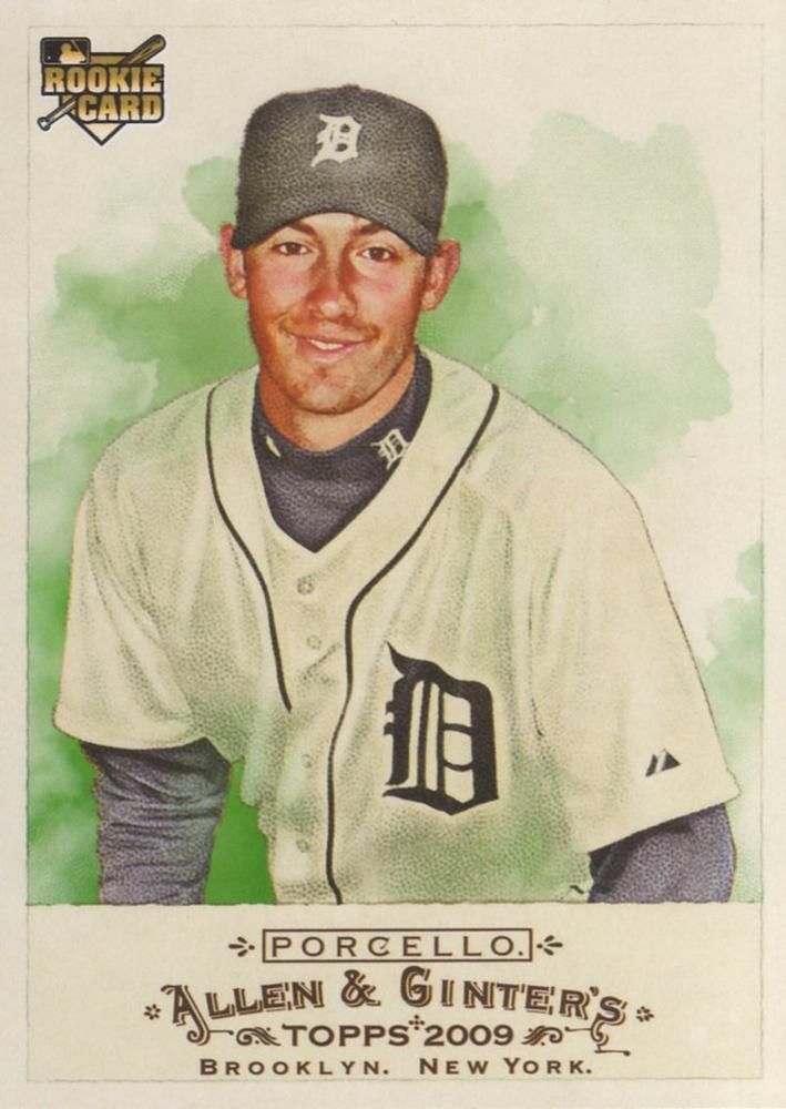 #316 Rick Porcello - Detroit Tigers - 2009 Topps Allen & Ginter Baseball