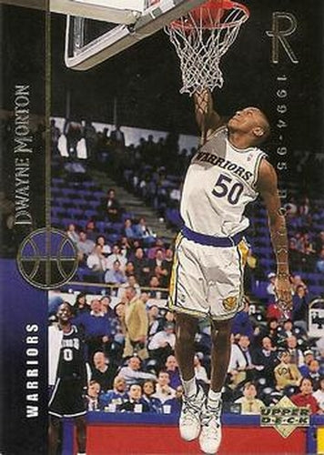 #316 Dwayne Morton - Golden State Warriors - 1994-95 Upper Deck Basketball