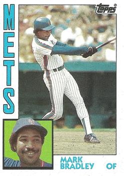 #316 Mark Bradley - New York Mets - 1984 Topps Baseball
