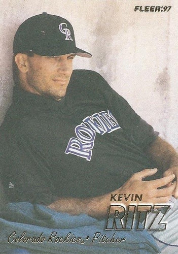 #317 Kevin Ritz - Colorado Rockies - 1997 Fleer Baseball