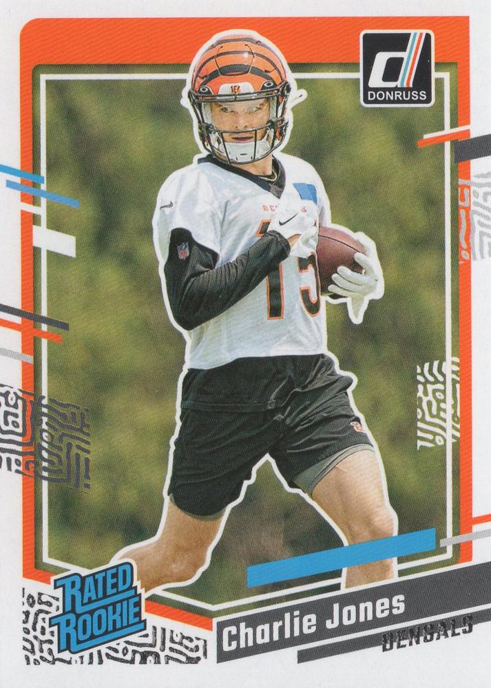 #317 Charlie Jones - Cincinnati Bengals - 2023 Donruss Football