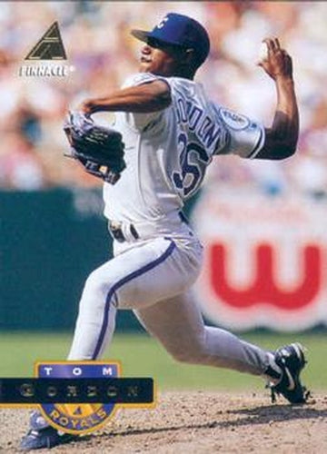#317 Tom Gordon - Kansas City Royals - 1994 Pinnacle Baseball