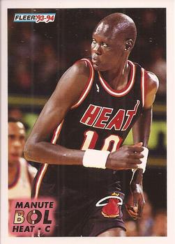#317 Manute Bol - Miami Heat - 1993-94 Fleer Basketball