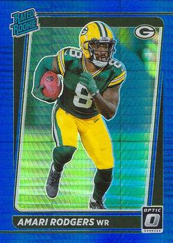 #261 Amari Rodgers - Green Bay Packers - 2021 Donruss Optic - Blue Hyper Football