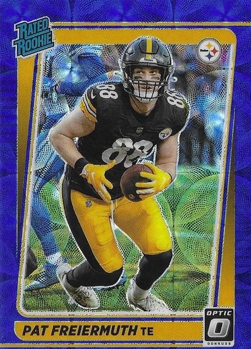 #232 Pat Freiermuth - Pittsburgh Steelers - 2021 Donruss Optic - Blue Scope Football