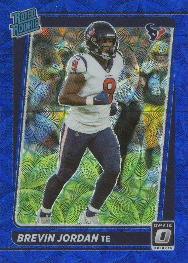 #288 Brevin Jordan - Houston Texans - 2021 Donruss Optic - Blue Scope Football
