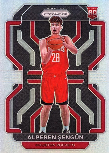 #318 Alperen Sengun - Houston Rockets - 2021-22 Panini Prizm - Silver Basketball