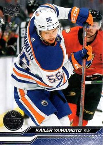 #318 Kailer Yamamoto - Edmonton Oilers -2023-24 Upper Deck Hockey